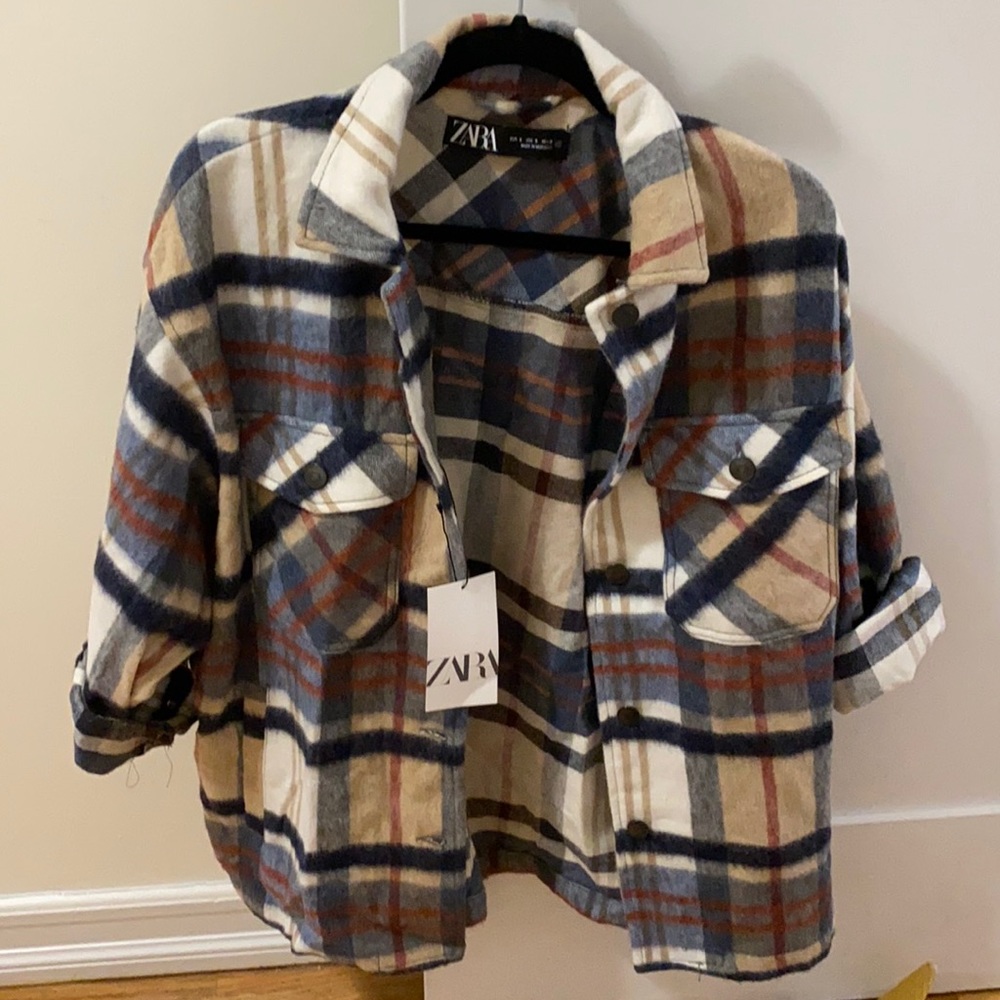 NWT Zara flannel